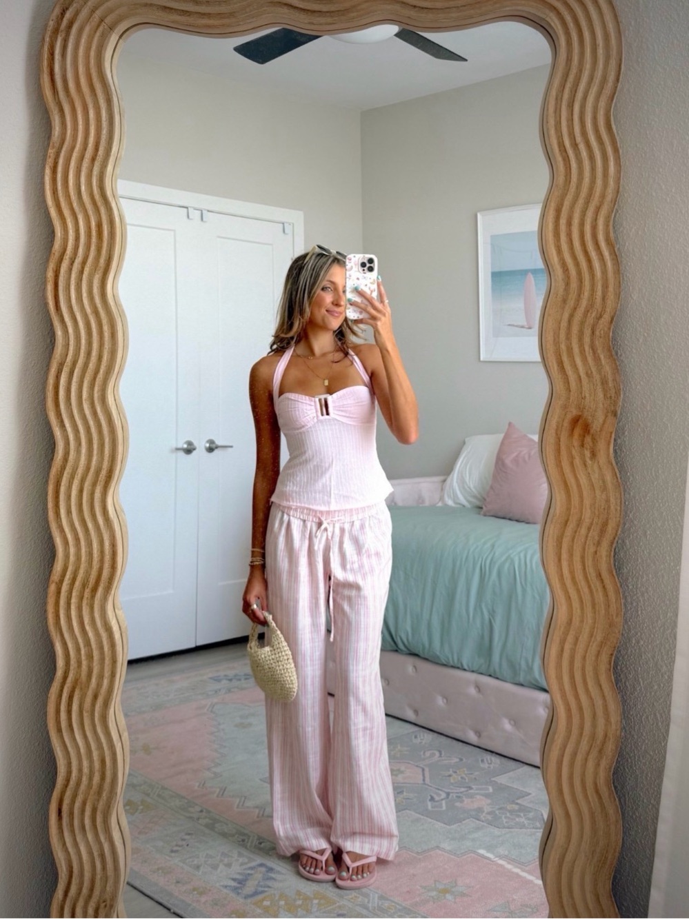 Princess Polly pink halter top